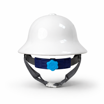 Mũ cối bảo hộ lao động chống va đập vành trong 4 quai có xốp Nhật Quang 