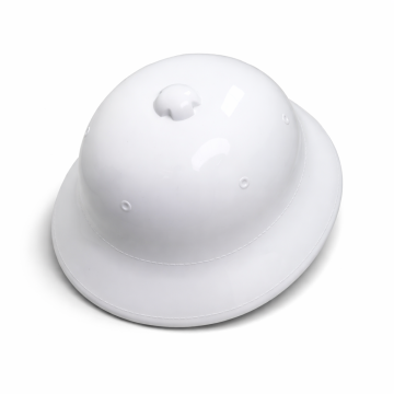 Mũ cối bảo hộ lao động chống va đập vành trong nhựa 4 quai có xốp màu trắng Nhật Quang 