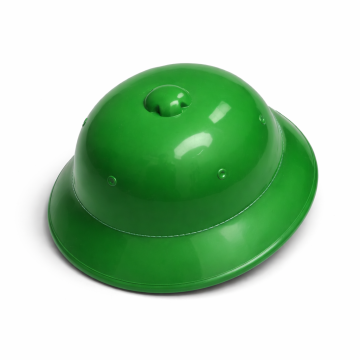 Mũ cối bảo hộ lao động chống va đập vành trong nhựa 4 quai có xốp màu xanh lá Nhật Quang 