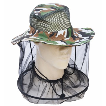 Mũ trùm đầu chống côn trùng có lưới – Thoáng khí, chống muỗi, bảo vệ khi làm việc ngoài trời