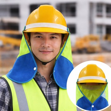  Vành mũ bảo hộ che nắng có lỗ thoáng, chống tia UV, thấm hút mồ hôi, KHÔNG pha lưới