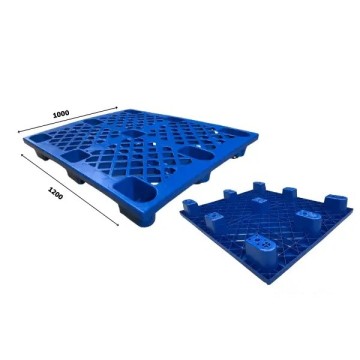 Kệ Nhựa Pallet Chân cốc màu Xanh -1200mmx1000mmx140mm - Chịu Tải - Mã NQ011