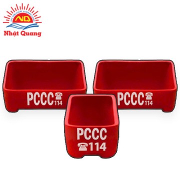 Kệ đựng 3 bình cứu hỏa - Chữa Cháy Bằng Nhựa 