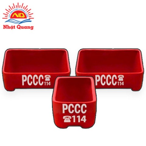 Kệ đựng 3 bình cứu hỏa - Chữa Cháy Bằng Nhựa 