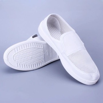 Giày da phủ lưới chống tĩnh điện