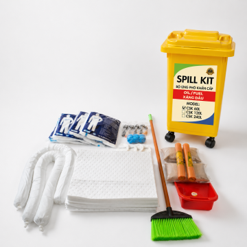 Bộ Ứng Cứu Tràn Dầu Và Hóa Chất 60L (Spill Kit 60)