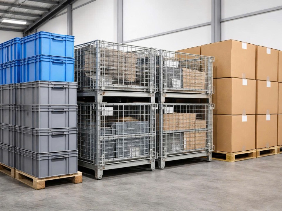 Thùng nhựa, thùng kim loại, thùng carton: Doanh nghiệp mua loại nào nhiều nhất?