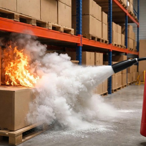 Bình chữa cháy MFZ4 ABC 4kg xử lý được những loại cháy nào?