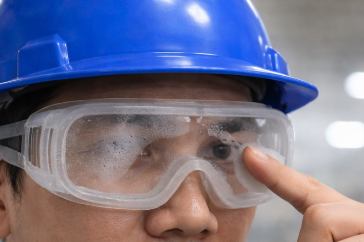 Cơ chế chống mờ của kính bảo hộ hoạt động ra sao?