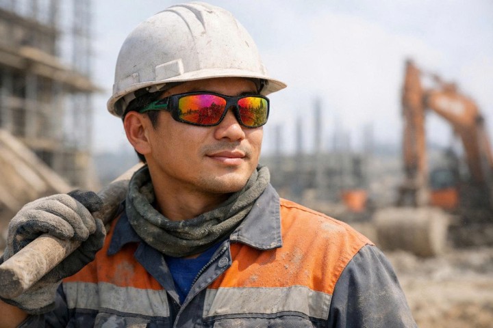 Phân biệt kính bảo hộ trong suốt và kính màu theo môi trường làm việc