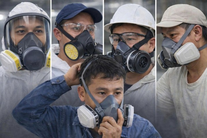 5 mặt nạ phòng độc phù hợp nhất cho thợ sơn PU