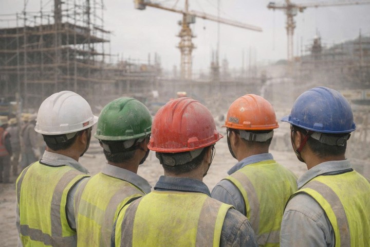 Vì sao mũ bảo hộ lao động có nhiều màu khác nhau?