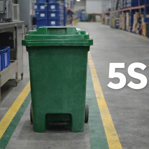 Thùng rác ảnh hưởng thế nào đến hiệu quả 5S trong nhà xưởng?