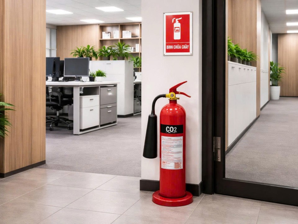 Bình chữa cháy CO2 3kg đáp ứng yêu cầu PCCC hiện nay ra sao?