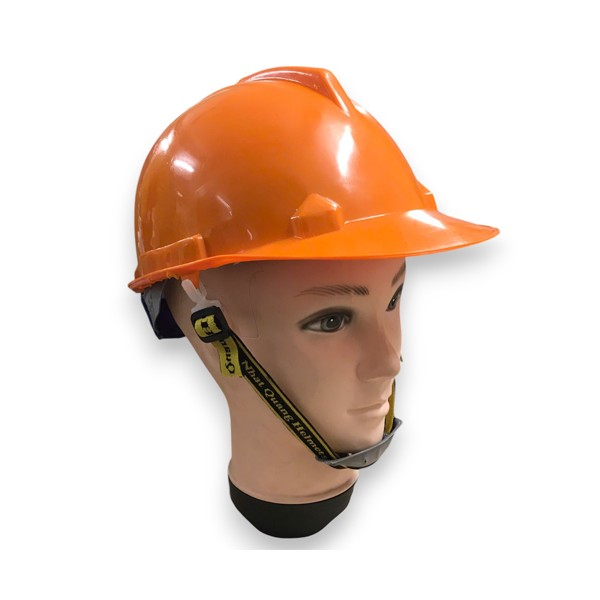 Mũ bảo hộ NQ-N40 màu vàng cam không xốp có núm vặn, giảm va đập, phù hợp mọi ngành nghề