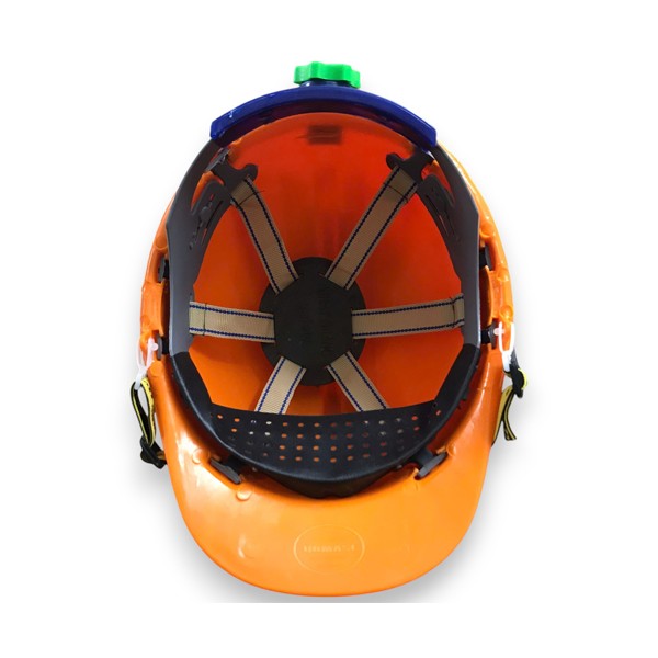 Mũ bảo hộ NQ-N40 màu vàng cam không xốp có núm vặn, giảm va đập, phù hợp mọi ngành nghề