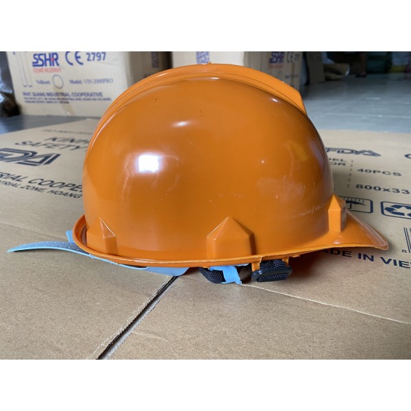 Mũ Bảo Hộ Nhật Quang Loại 2 Màu Cam Chất Lượng Tốt An Toàn, Độ Bền Cao
