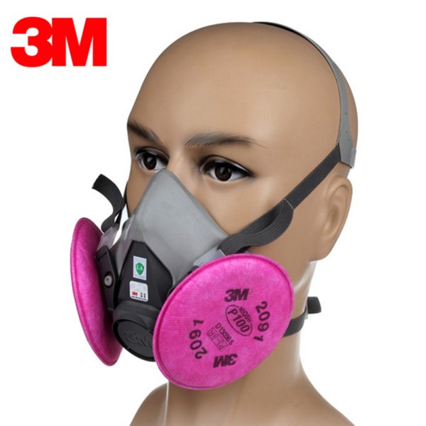 Mặt nạ 3M 6100 + Phin 2097 chống virus, vi khuẩn, bụi