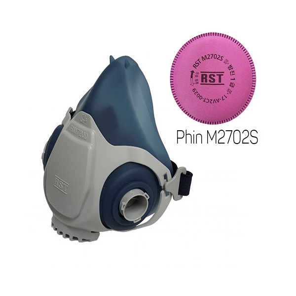 Mặt nạ phòng độc Restech RM 7200 + Phin M2702S chống virus, vi khuẩn, bụi