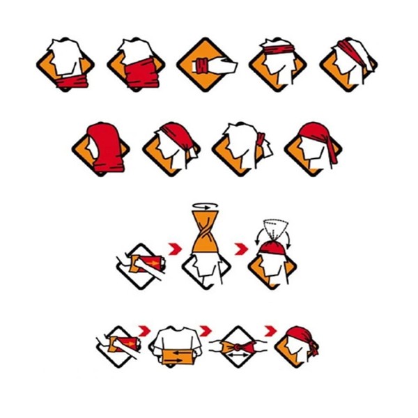 Khăn đa năng sành điệu cá tính nhiều màu đa lợi ích dành cho nhiều đối tượng sử dụng