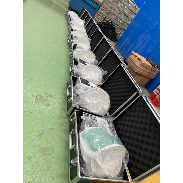 Máy cấp không khí có tấm lọc kết hợp mặt nạ loại di động