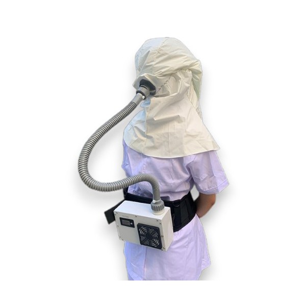 Máy cấp không khí có tấm lọc kết hợp mặt nạ loại di động