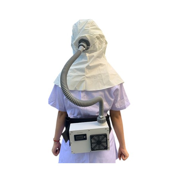 Máy cấp không khí có tấm lọc kết hợp mặt nạ loại di động