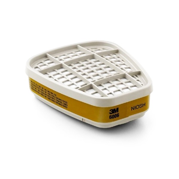 Phin lọc 3M 6006 lọc hơi hóa chất hữu cơ/ Axit, phòng độc, chống hoá chất, hơi vô cơ, hữu cơ giá tốt