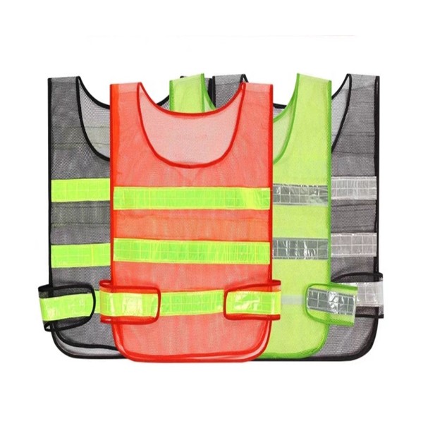 Áo phản quang lưới nhựa – Phản quang ngang