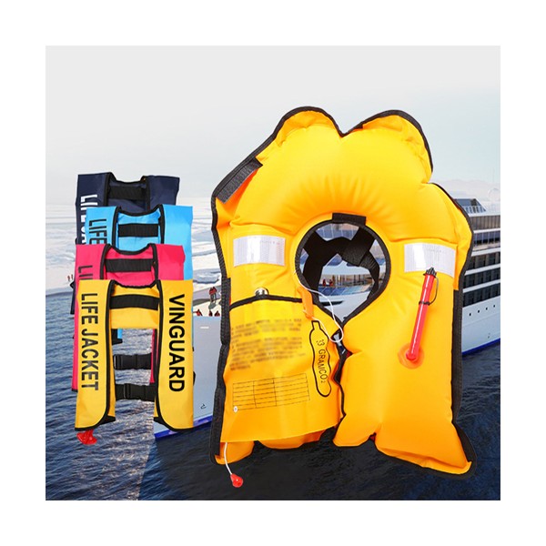 Áo phao cứu hộ tự thổi, tự bung Vinguard tiêu chuẩn quốc tế