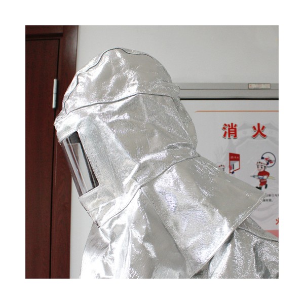 Bộ quần áo chống nóng chịu nhiệt tráng bạc