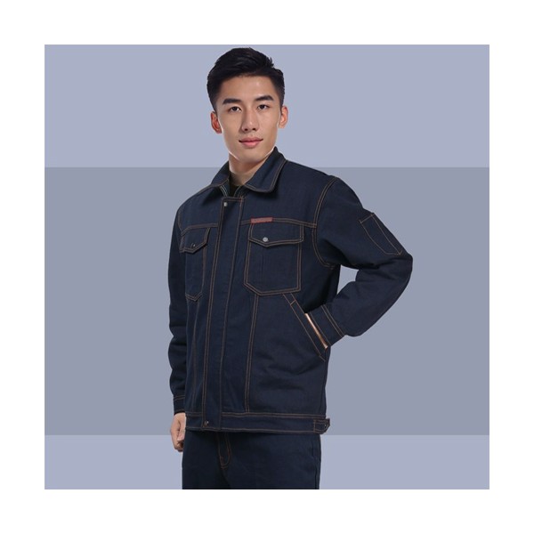 Bộ quần áo chống nóng vải giả bò loại dày xịn nhẹ