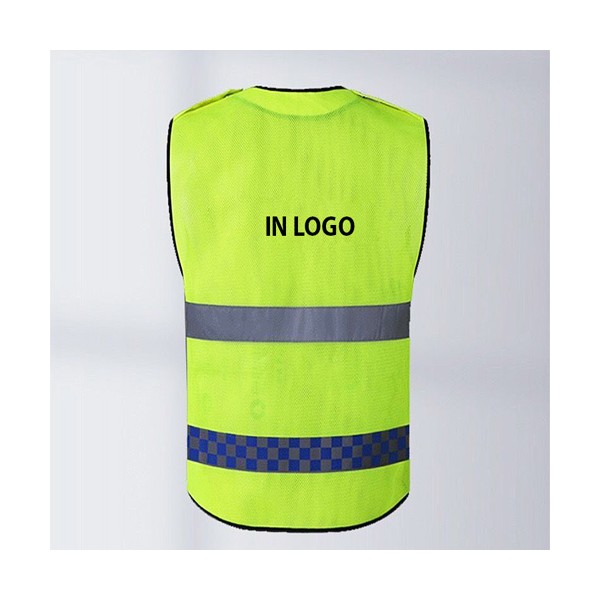 Áo lưới cảnh sát giao thông phản quang 3 đường ngang đẹp