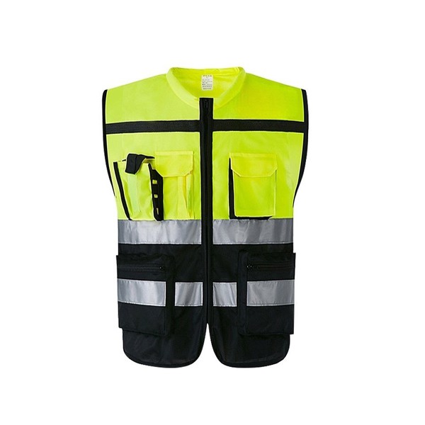 Áo phản quang ghile mã 06 túi hộp, nhiều túi đựng, vải siêu thoáng