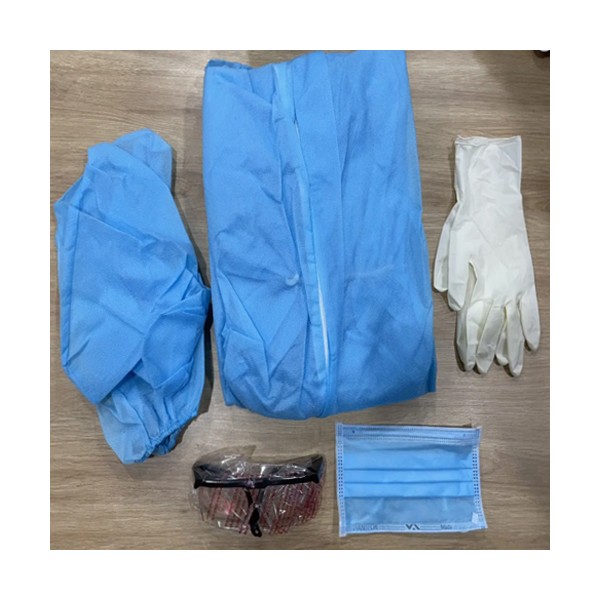 Bộ trang phục quần áo phòng dịch 7 món Level 1 (full set)