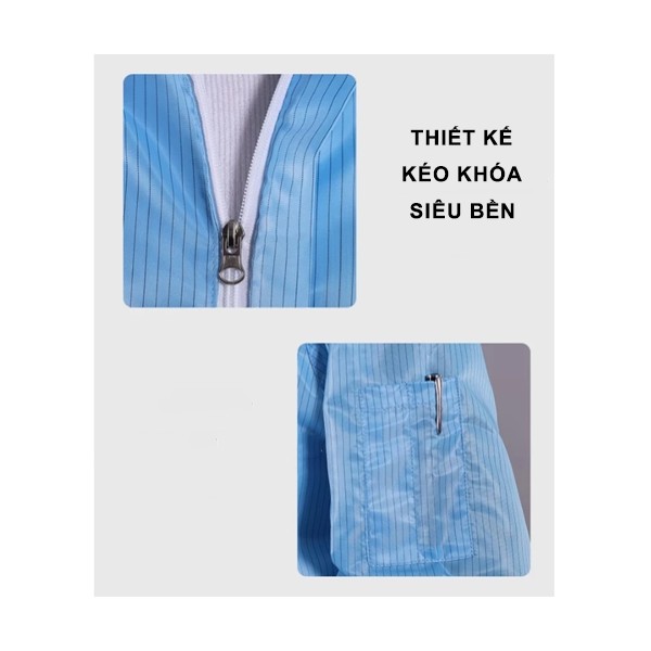 Quần áo chống tĩnh điện dài tay 