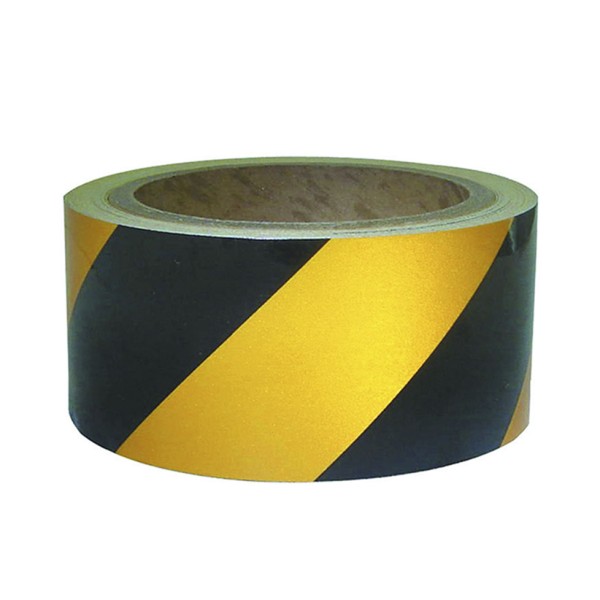 Đề can phản quang vàng đen 5cm