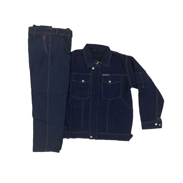 Bộ quần áo chống nóng vải giả bò loại dày xịn nhẹ