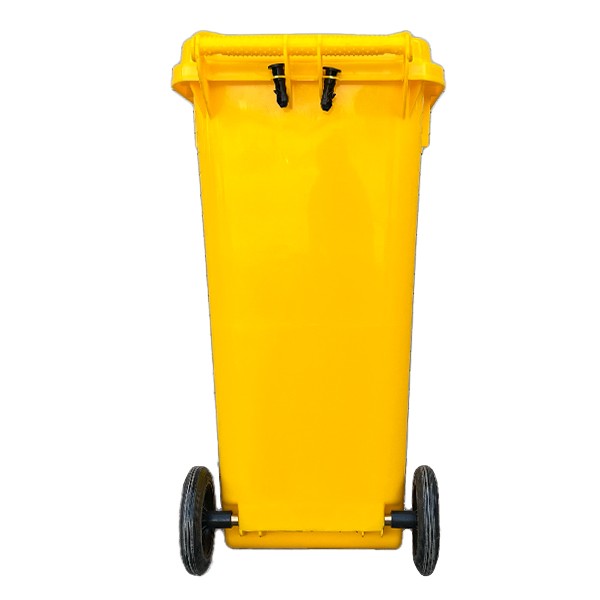 Thùng rác nhập khẩu CAVISU 100 lít màu vàng