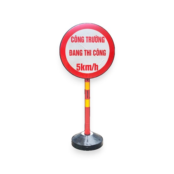 Cọc tiêu đa năng Nhật Quang đa dạng màu sắc, đèn cảnh báo thân phản quang