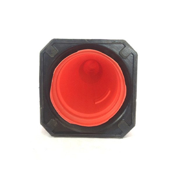 Cọc tiêu đỏ – phản quang trắng đế cao su 001 100cm