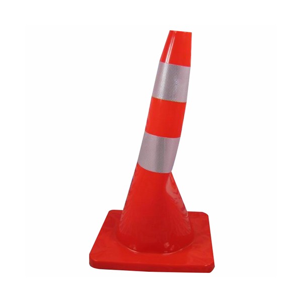 Cọc tiêu nhựa mềm PVC cao 70cm (35x35cm)