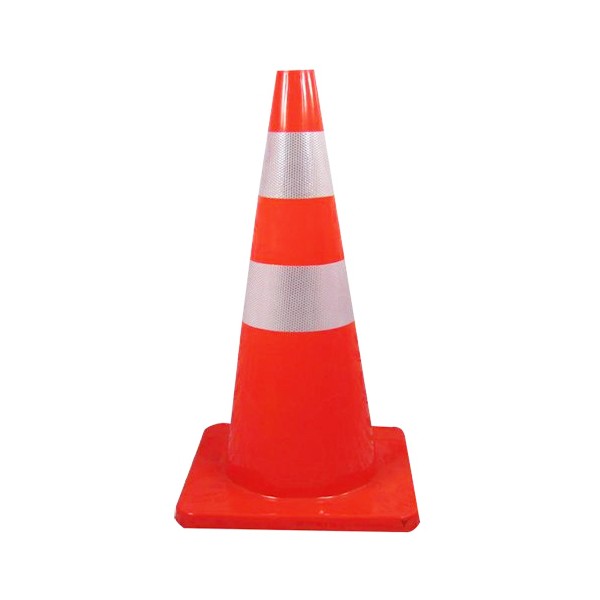 Cọc tiêu nhựa mềm PVC cao 70cm (35x35cm)