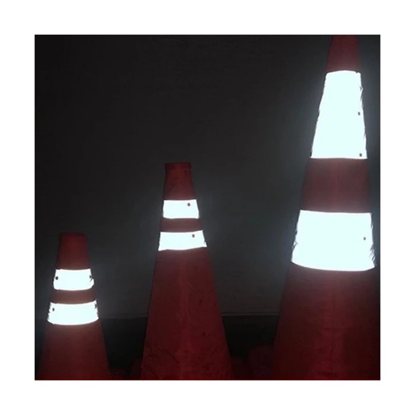 Cọc tiêu giao thông di động co rút Hàn Quốc 68cm