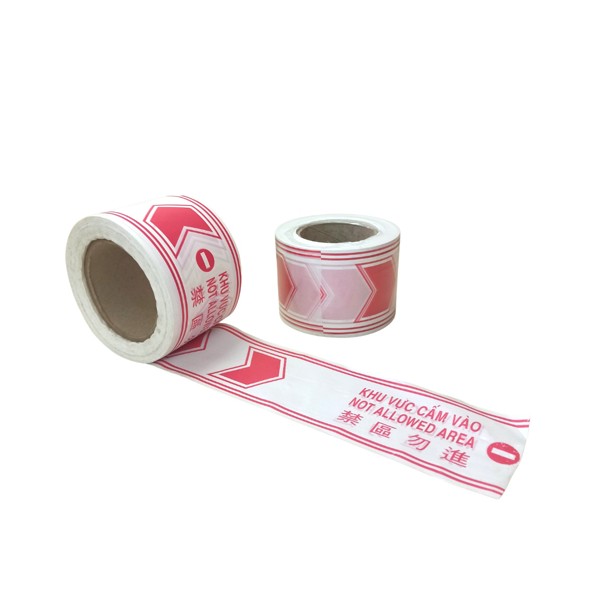 Cuộn rào chắn cấm vào 2 lớp màu trắng đỏ