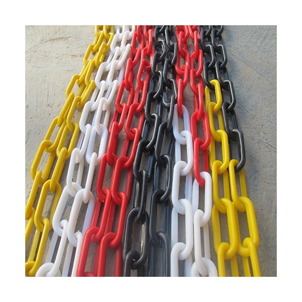 Dây xích nhựa phân luồng, cảnh báo, hàng rào an toàn nhiều màu sắc phi 6mm