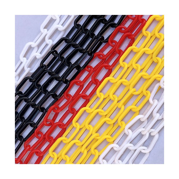 Dây xích nhựa phân luồng, cảnh báo, hàng rào an toàn nhiều màu sắc phi 6mm