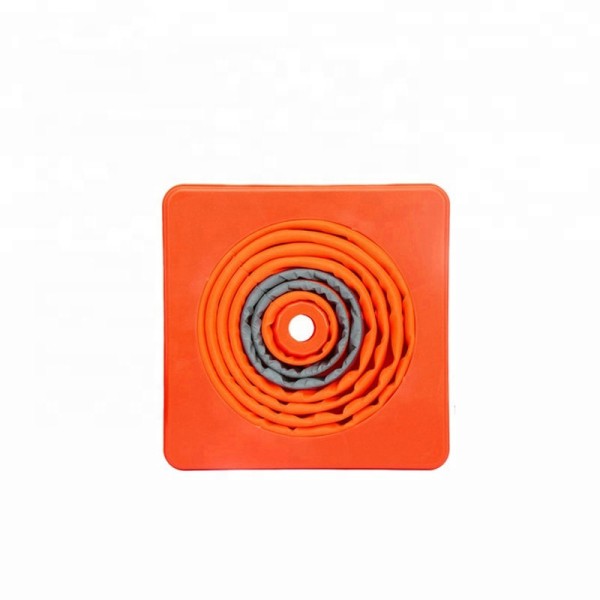 Cọc tiêu chóp nón giao thông co rút Hàn Quốc 48cm