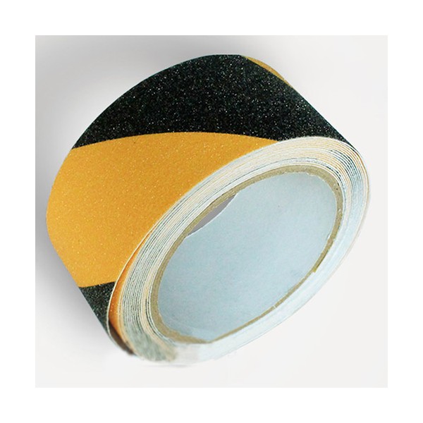 Cuộn băng dính dán sàn chống trơn trượt vàng đen 30m