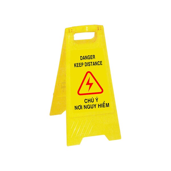 Biển bảng cảnh báo chữ A Chú ý nơi nguy hiểm